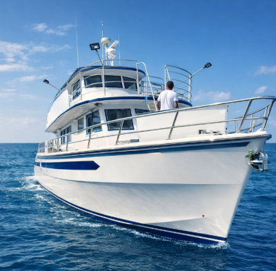 Yacht 68 starboard bow